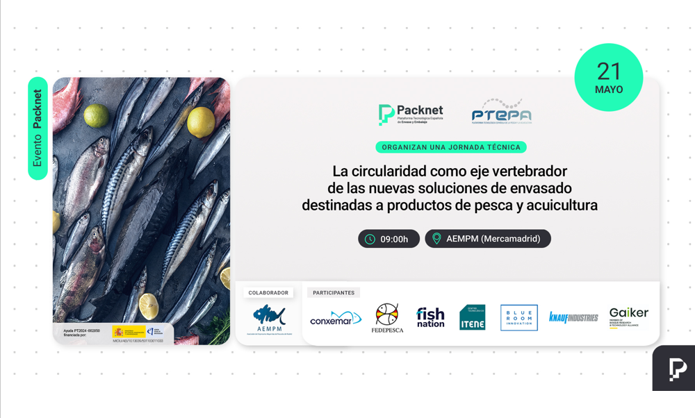 Jornada PACKNET-PTEPA: Circularidad de envases y Nueva normativa europea sobre envases y embalajes.